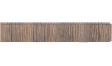 Панель ЯФАСАД Grand Line Сибирская дранка Классика железо