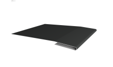 Планка начальная 0,5 PurLite Matt RAL 7016 антрацитово-серый (2м)