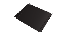 Кликфальц Double Pro Grand Line 0,45 PE с пленкой на замках RR 32 темно-коричневый