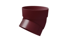 Колено трубы 45 град. ПВХ Grand Line бордо (RAL 3005)