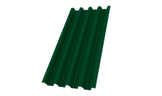 Профнастил Н75R Grand Line 0,5 PE lite RAL 6005 зеленый мох