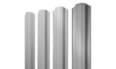 Штакетник Прямоугольный фигурный 0,5 Satin RAL 7004 сигнальный серый