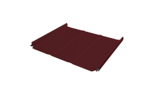 Кликфальц Pro Line Grand Line 0,45 Drap TX с пленкой на замках RAL 3005 красное вино