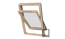 Окно мансардное DAKEA KAV B1500+RUC с гидроизол 78х160 (двухкамерное, ручка снизу, вентклапан+гидроизоляция)