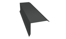 Планка торцевая 80х100 Grand Line 0,45 Drap ST RAL 7016 антрацитово-серый (2м)