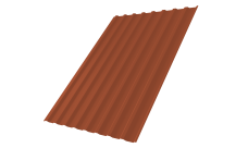 Профнастил С20B 0,45 Drap RAL 8004 терракота