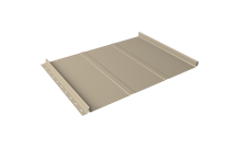 Кликфальц Line Grand Line 0,45 Drap TX с пленкой на замках RAL 1015 светлая слоновая кость