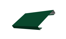 Ламель лицевая 125 забора жалюзи Texas Grand Line 0,45 PE RAL 6005 зеленый мох