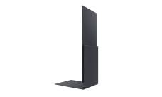 Планка приемная оконная Grand Line 0,4 PE-Double с пленкой RAL 7024 мокрый асфальт (2м)