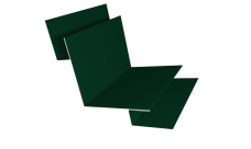 Угол внутренний сложный 90 градусов Grand Line 0,5 Сатин матовый RAL 6005 зеленый мох (2м)