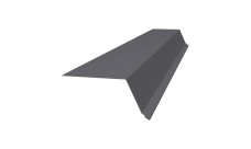 Планка капельник 100х55 Grand Line 0,45 PE с пленкой RAL 7004 сигнальный серый (2м)