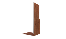 Планка приемная оконная Grand Line 0,45 Print Premium Rowan Fresh TwinColor (2м)