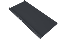 Кликфальц mini Grand Line 0,45 Drap-double TX с пленкой на замках RAL 7024 мокрый асфальт