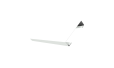 Ламель лицевая 100 забора жалюзи Texas 0,45 PE RAL 9003 сигнальный белый