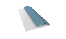 Планка финишная Блок-Хаус новый Grand Line 0,45 Drap ТХ RAL 5024 пастельно-синий (2м)