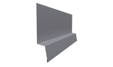 Планка начальная фальц Grand Line 0,45 Drap TX RAL 7004 сигнальный серый (2м)