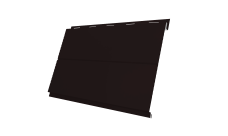 Софит металлический Вертикаль line Grand Line 0,45 Drap ТХ с пленкой RAL 9005 черный