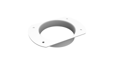 Воронка врезная круглая Vortex Mix PE RAL 9003 сигнальный белый