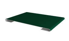 Планка стыковочная 0,5 Satin Matt RAL 6005 зеленый мох (2м)