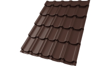 Профиль волновой "Квинта плюс" ("Kvinta plus") 0,45 PE RAL 8017 шоколад