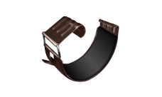 Соединитель желоба GL PE 150 мм RAL 8017 шоколад