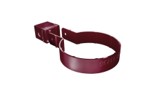 Хомут трубы Kliker ПВХ Grand Line Premium бордо (инд.упак.) (RAL 3005)