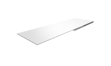 Планка финишная 48х25 0,45 Drap TX RAL 9003 сигнальный белый (2м)