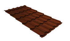 Профиль волновой "Квинта плюс" ("Kvinta plus") 0,45 PE RAL 3009 оксидно-красный