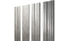 Штакетник Twin с прямым резом Grand Line 0,45 Print Elite Snow Wood Twin с прямым резом Grand LineColor