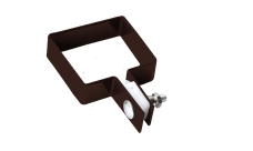 Крепление хомут крайний 62х55 RAL 8017