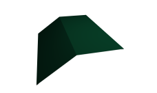 Планка конька плоского 190х190 0,5 Satin Matt TX RAL 6005 зеленый мох (3м)