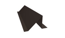 Планка снегозадержания Grand Line 0,45 Drap-double TX RR 32 темно-коричневый (2м)