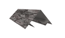 Планка угла внешнего составная верхняя 0,45 Print Elite Fine Stone TwinColor (2м)