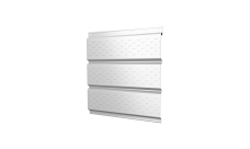 Софит металлический Grand Line полная перфорация 0,45 PE с пленкой RAL 9003 сигнальный белый