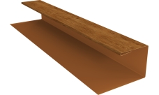 Планка П-образная Экобрус Grand Line 0,45 Принт Элит Золотой дуб TwinColor (2м)