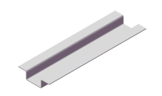 Профиль вертикальный основной П-обр. AR ВО50х20х20х1,2 ОЦ ОН