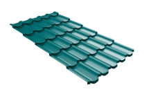 Профиль волновой "Квинта плюс3D" ("Kvinta plus3D") 0,45 PE RAL 5021 водная синь