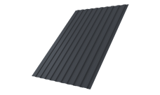 Профнастил С8B v02 Grand Line 0,5 Satin RAL 7024 мокрый асфальт