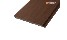 Фиброцементный сайдинг 190х10мм FCSPRO Wood Click F21 коричневая глина (3м)