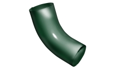 Колено 60 град Grand Line PU 90 мм RAL 6005 зеленый мох