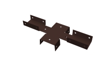 Кронштейн Х RAL 8017