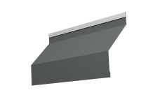 Ламель забора жалюзи Milan new Grand Line 0,45 PE с пленкой RAL 7005 мышино-серый