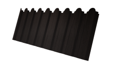 Профнастил С20A фигурный Grand Line 0,45 Print Elite Coffee Wood TwinColor