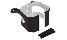 Кронштейн трубы на дерево прямоугольный Vortex в1 RR 32