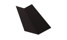 Планка ендовы верхней 145х145 Grand Line 0,45 Drap-double TX RAL 9005 черный (2м)