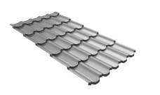 Профиль волновой "Квинта плюс3D" ("Kvinta plus3D") 0,45 PE RAL 7004 сигнальный серый