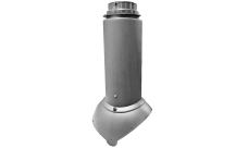 Выход канализации Krovent Pipe-VT 110/125 Изолированный серый