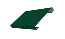 Ламель лицевая стартовая/финишная забора жалюзи Texas 80мм для калиток и ворот (с заполнением ламелями 150) 0,5 Satin RAL 6005 зеленый мох