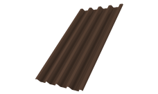 Профнастил Н60R v01 0,7 PE-Double RAL 8017 шоколад