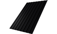 Профнастил С10A Grand Line 0,45 Drap-double TX RAL 9005 черный